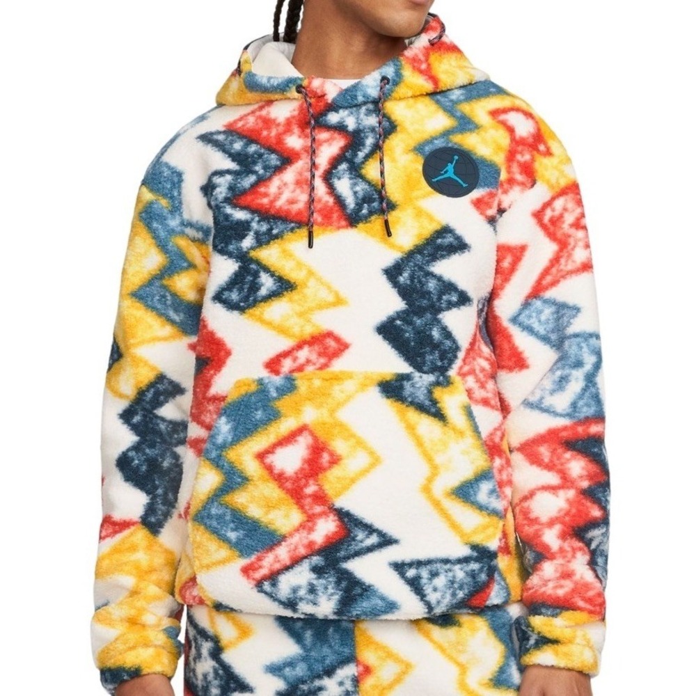 Nike Air Jordan Essential Mountainside Fleece Popover Hoodie Jacket DH1110-133 L